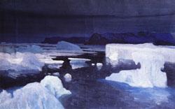 Alexeievtch Borissov Glaciers,Kara Sea oil painting picture